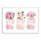 Stupell Industries Pink Flowers And Perfumes Glam Fashion Watercolor Design Wood Wall Plaque
